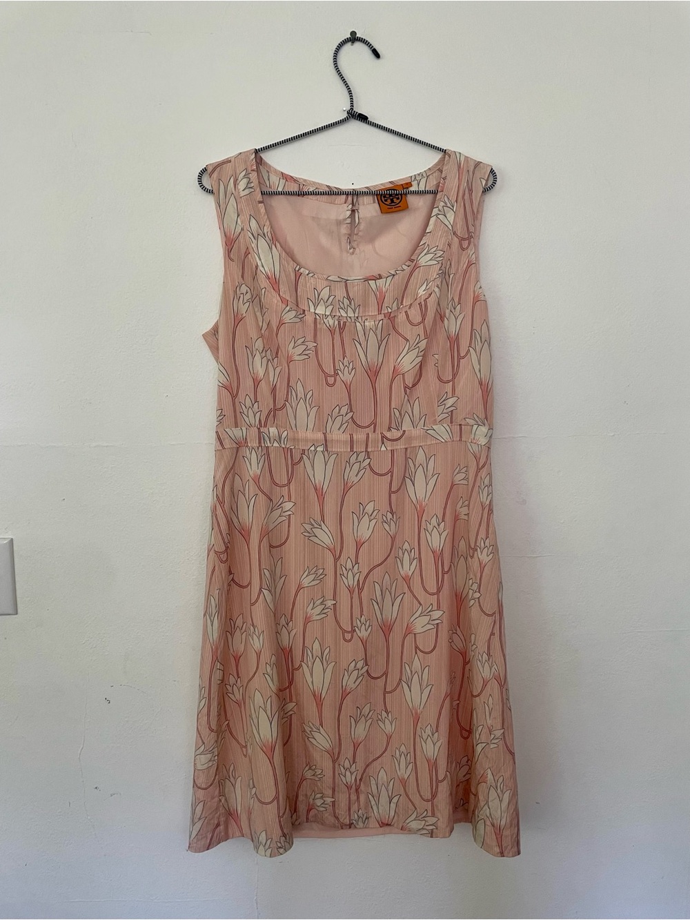 Tory Burch Floral A-Line Silk Dress